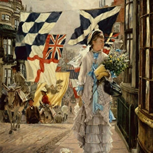 A Fete Day at Brighton, 1875-78 (oil on canvas)
