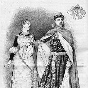 Fides Devries in the role of Amelia and Victor Maurel (1848 -1923