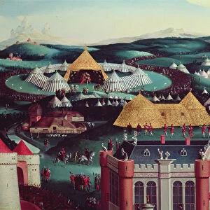 Field of the Cloth of Gold, 7th June 1520 (central of the tents) (oil on canvas)