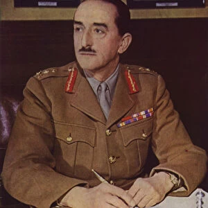 Field Marshal Alan Brooke, 1st Viscount Alanbrooke, Chief of the Imperial General Staff of the British army in World War II (photo)