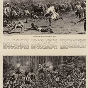 The Fighting in Sierra Leone, the Mendi Expedition (litho)