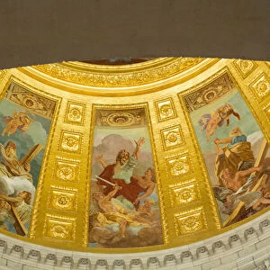Figures d Apostles, fresco of the dome of the Invalides (photograph)