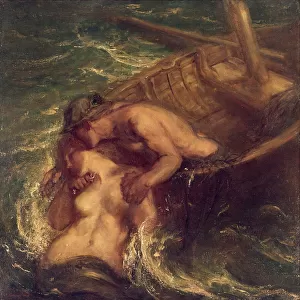 The Fisherman and the Mermaid, 1901-03 (oil on canvas)