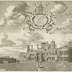 Fisherwick Hall: copper-plate engraving, nd [1653-1686] (print)