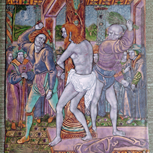 The Flagellation of Christ, by Jean I. Penicaud (c. 1500-1530), c. 1510 (Limoges enamel)