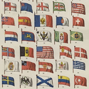 Flags of All Nations (chromolitho)