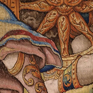 Flemish tapestry. Series The seven capital sins (De zeven hoofdzonden): Vanity (hoogmoed). Cartoonist Pieter Coecke van Aelst. Atelier of Brussels. Ca 1542-1544