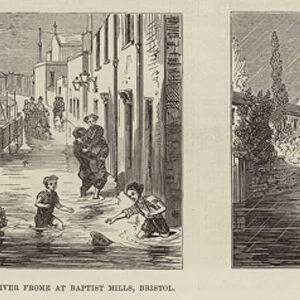 Flooding in Bristol (engraving)