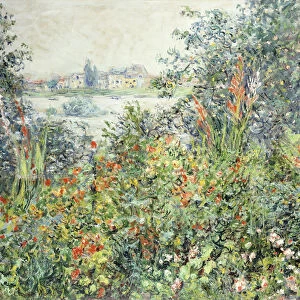 Flowers at Vetheuil; Fleurs a Vetheuil, 1881 (oil on canvas)