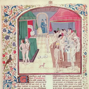 Fol. 414v, Facts and memorable words (vellum)