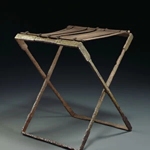Folding stool, Eastern Empire (iron & bronze)