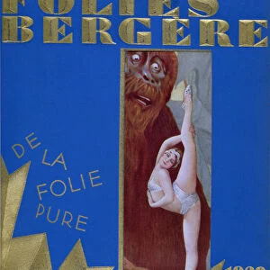 Folies Bergere Programme for the revue De la Folie Pure