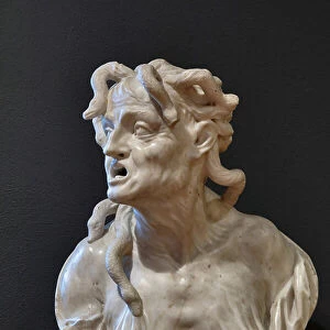 Fontanellato, Labirinto della Masone, Franco Maria Ricci Art Collection: "Allegory of the Envy", (marble)