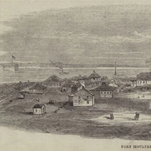 Fort Moultrie, Charleston in the Distance (engraving)