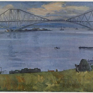 The Forth Bridge, 1914, from British Artists at the Front
