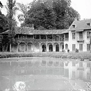 France, Ile-de-France, Yvelines (78), Versailles: Parc du Chateau de Versailles, the farm of Queen Marie-Antoinette (Marie Antoinette), 1920