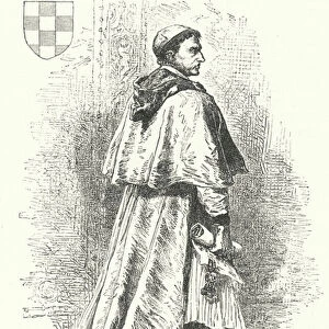 Francisco Jimenez de Cisneros, Spanish cardinal and statesman (engraving)