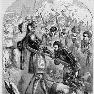 Francois I taken prisoner at the Battle of Pavia (1525)