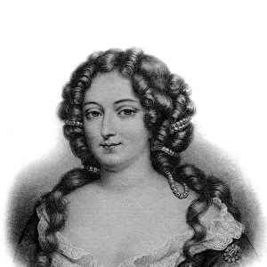 Francoise de Rochechouart de Mortemart, Marquise of Montespan (engraving)