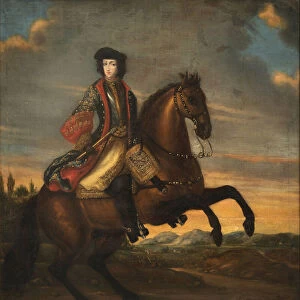 Frederic IV de Holstein Gottorp a cheval - Portrait of Frederick IV (1671-1702)