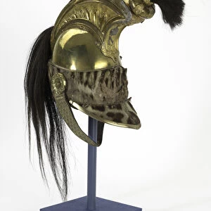 French Dragoon Helmet, 1805-15 (gilt metal)