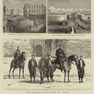 The French Occupation of Tunis (engraving)