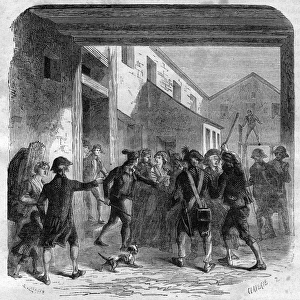 French Revolution - Cecilie Renaud is arrested near Robespierres house, May 22th