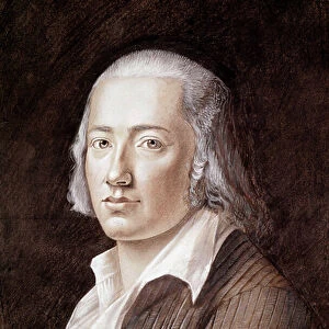Friedrich Holderlin (pastel on paper)