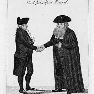 Friendship - A Principal Beard 1793 (engraving)