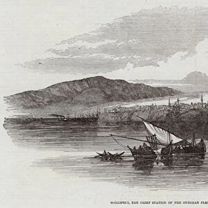 Gallipoli, the Chief Station of the Ottoman Fleets (engraving)