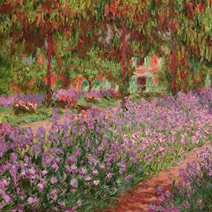 The Garden at Giverny, 1900 (oil on canvas)