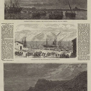 Garibaldis Attack on Calabria (engraving)