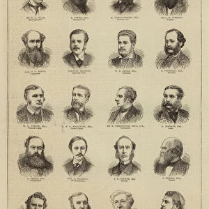 The General Election, New Members of the House of Commons (engraving)