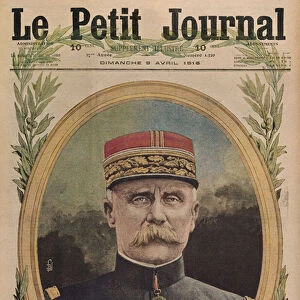 General Petain commanding the army of Verdun, front cover illustration from