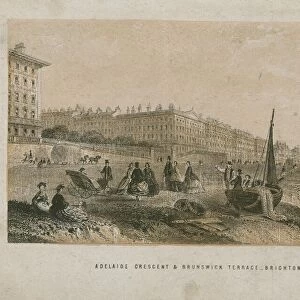 General view of Adelaide Crescent and Brunswick Terrace (engraving)