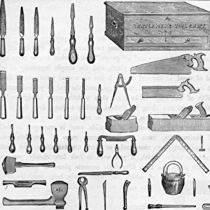 Gentlemans Tool Chest no. 6, 19th Century (engraving)