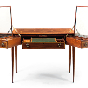 George III Rudds table, c. 1770 (mahogany & marquetry) (see also 1163627)