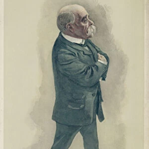 Georges Clemenceau (colour litho)