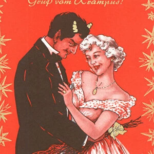 German Christmas card (colour litho)