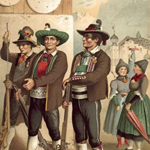 German costume, Tyrol, Oetzthal-Wippthal-Pusterthal