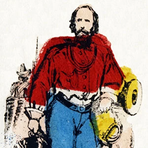 Giuseppe Garibaldi (1807-1882, general, Italian politician and patriot)
