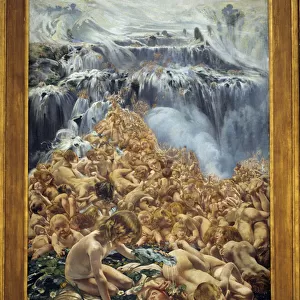 The glacier, the torrent Left part of the triptych "the creek"
