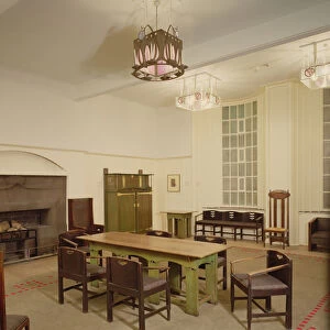 Glasgow School of Art boardroom, now known as the Mackintosh Room (photo)