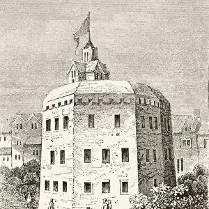 The Globe Theatre, Southwark, from The National and Domestic History of England