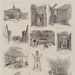 Government Help for the Unemployed, Sketches in and out of Millbank Prison (engraving)
