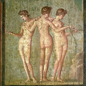 Three Graces, from Pompeii (fresco)