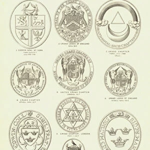 Grand Lodge Seals (engraving)