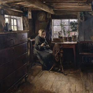 At Grandmother s, 1889 (oil on canvas)