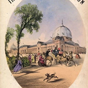 The Great International Exhibition (1862) (colour litho)