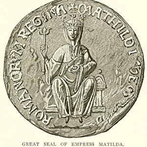 Great Seal of Empress Matilda (engraving)